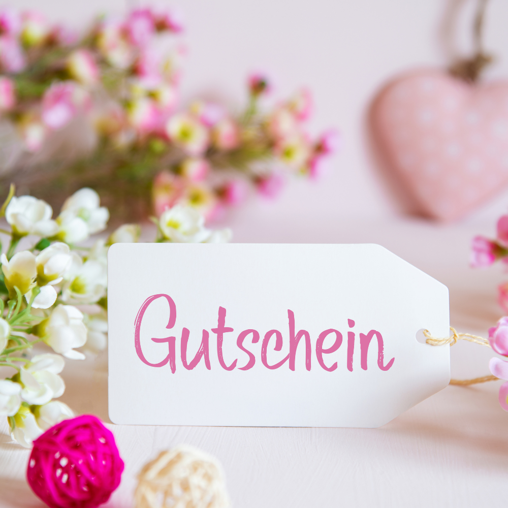 Gutschein – Freude schenken, Entspannung erleben