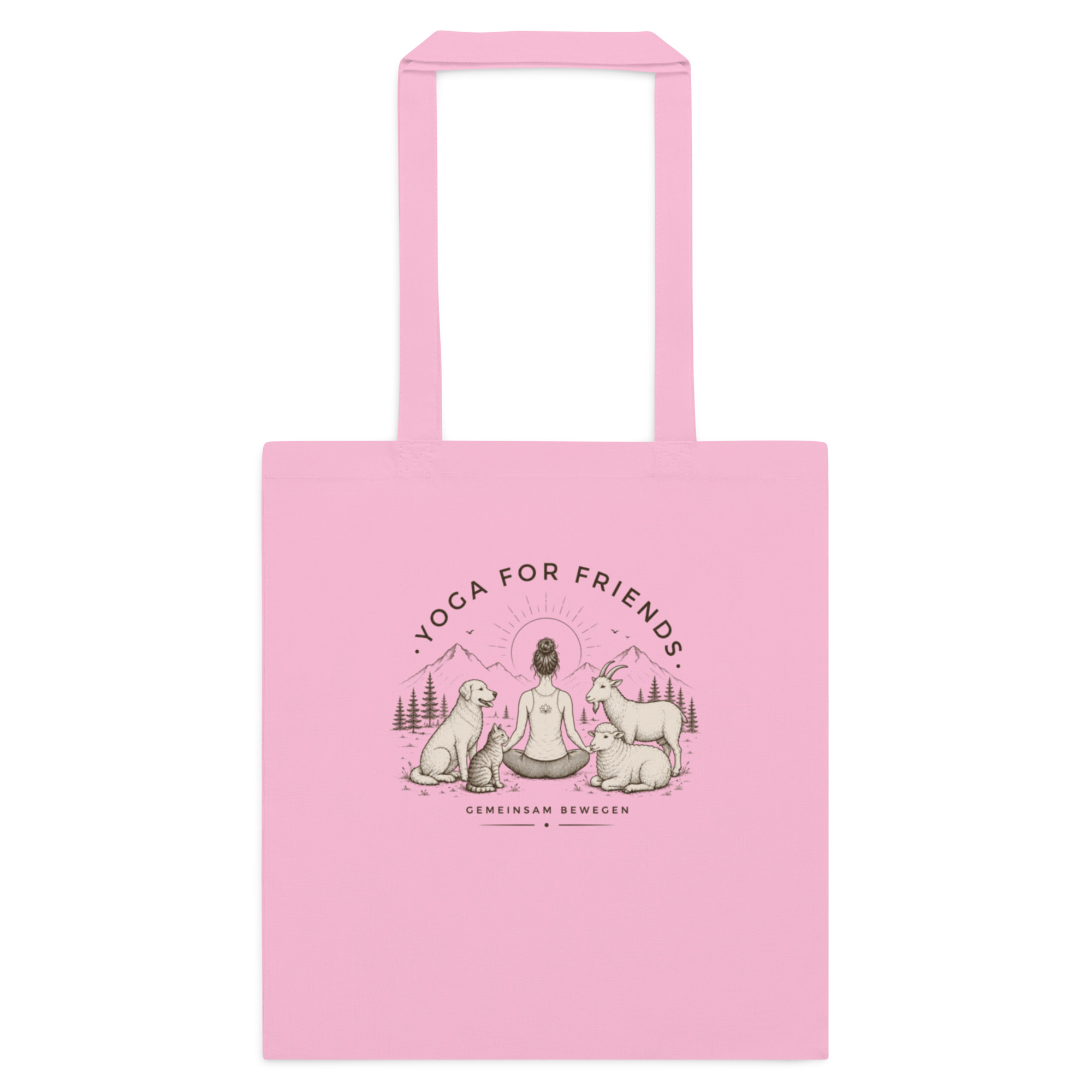 Yoga for Friends Baumwolltasche – Trage Gutes. Bewege etwas. – Bild 5