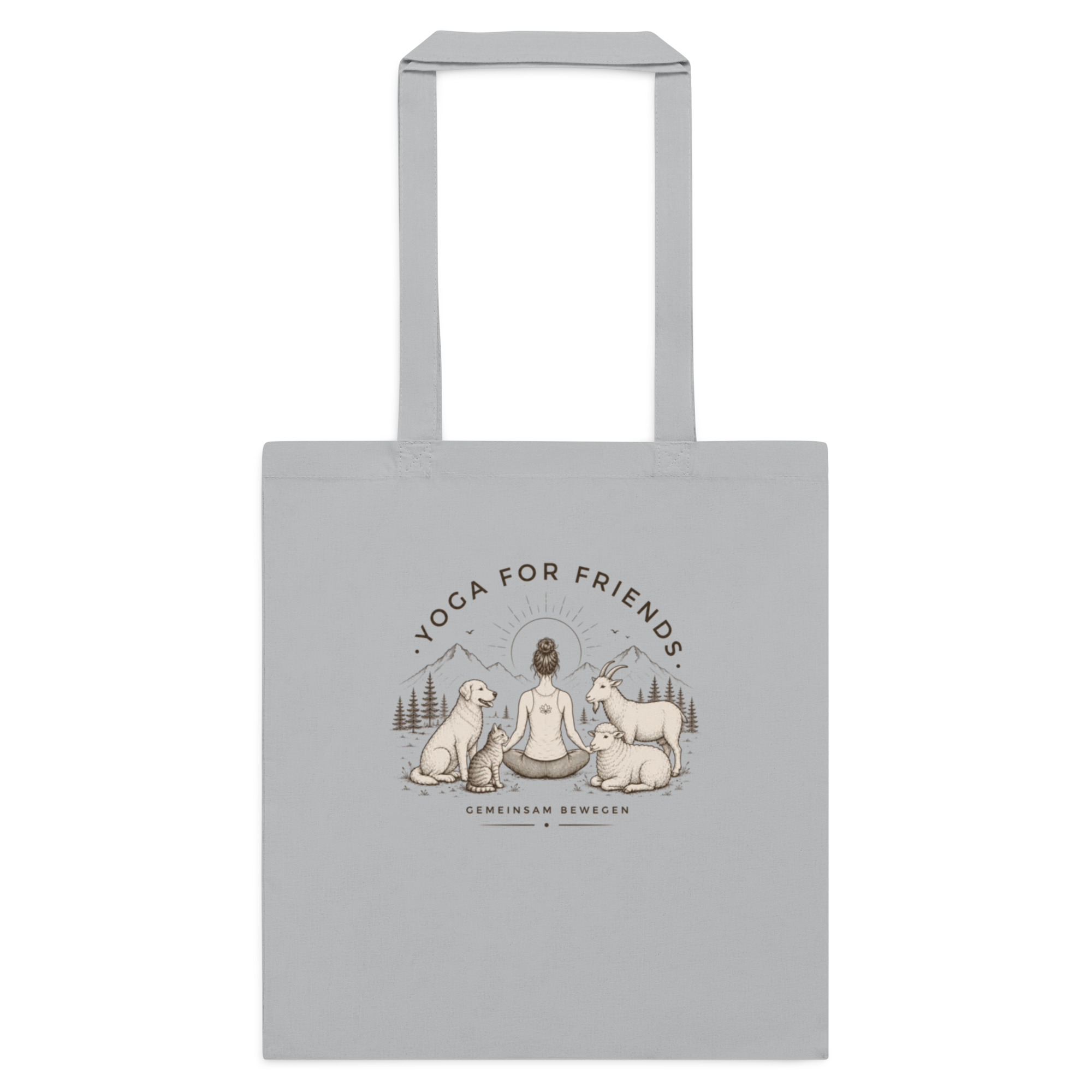 Yoga for Friends Baumwolltasche – Trage Gutes. Bewege etwas. – Bild 4