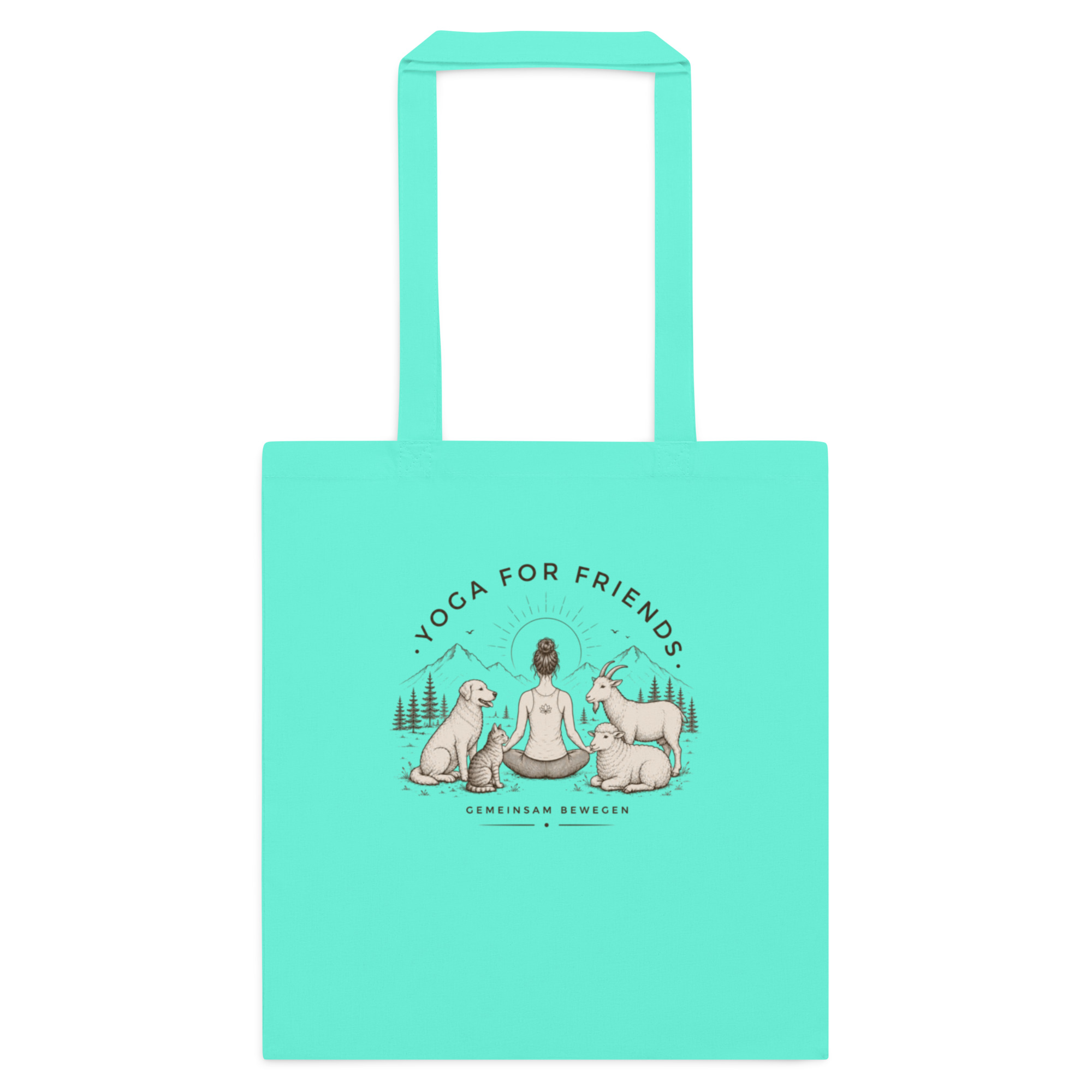 Yoga for Friends Baumwolltasche – Trage Gutes. Bewege etwas. – Bild 6