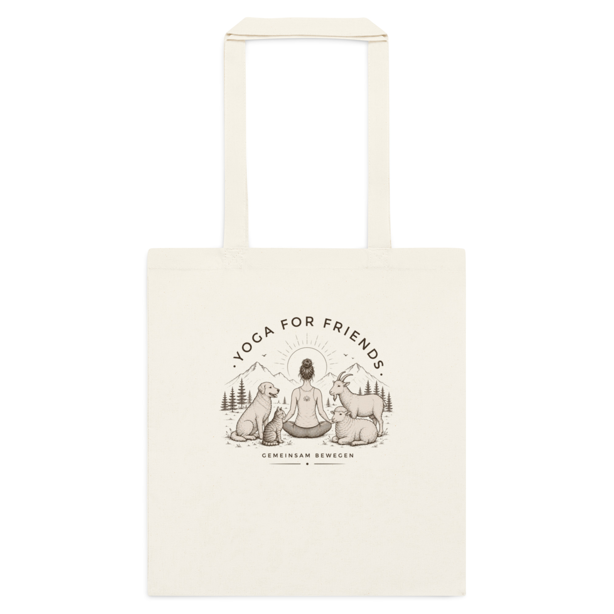 Yoga for Friends Baumwolltasche – Trage Gutes. Bewege etwas. – Bild 7