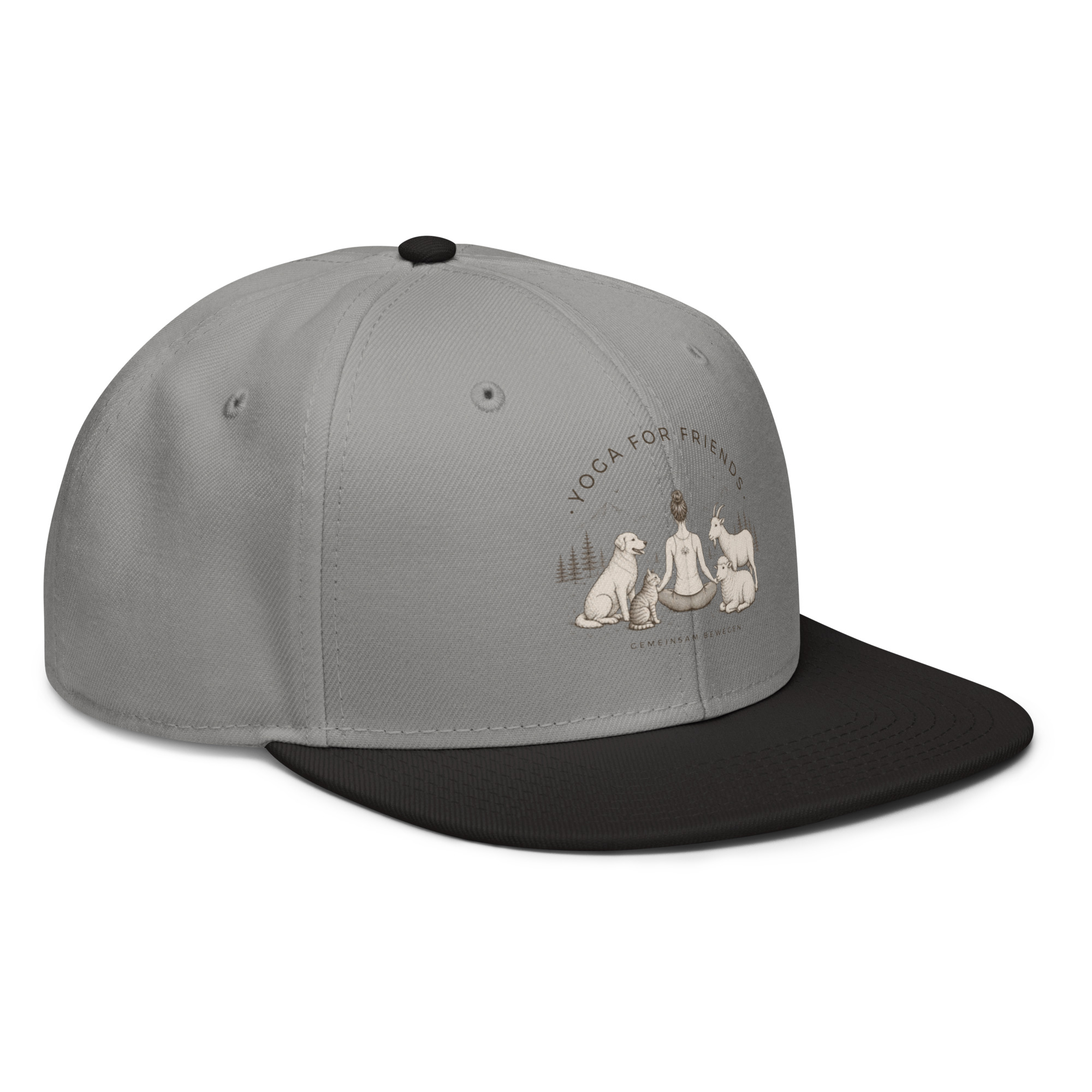 Yoga for Friends Snapback Cap – Trage Gutes. Bewege etwas. – Bild 18