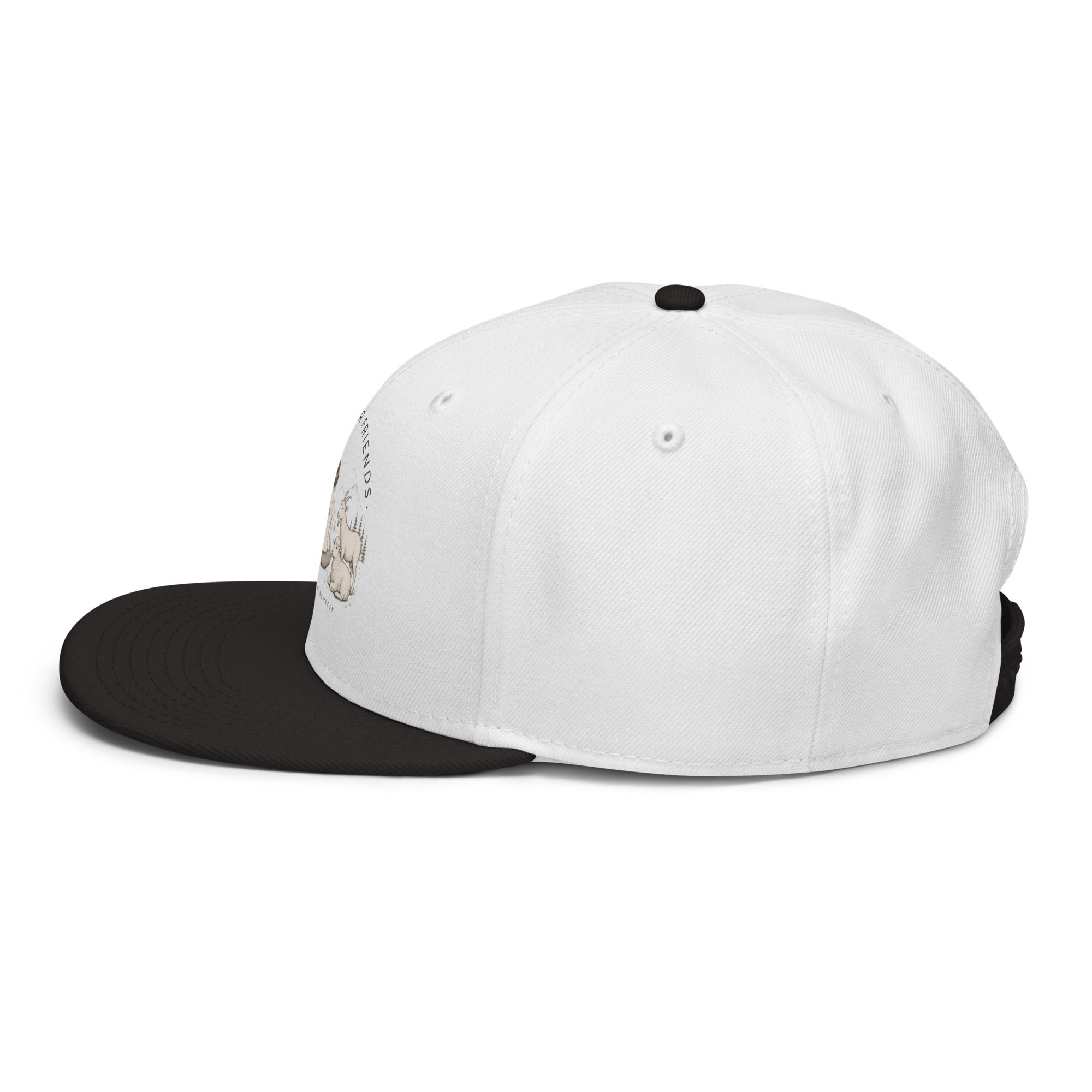 Yoga for Friends Snapback Cap – Trage Gutes. Bewege etwas. – Bild 11