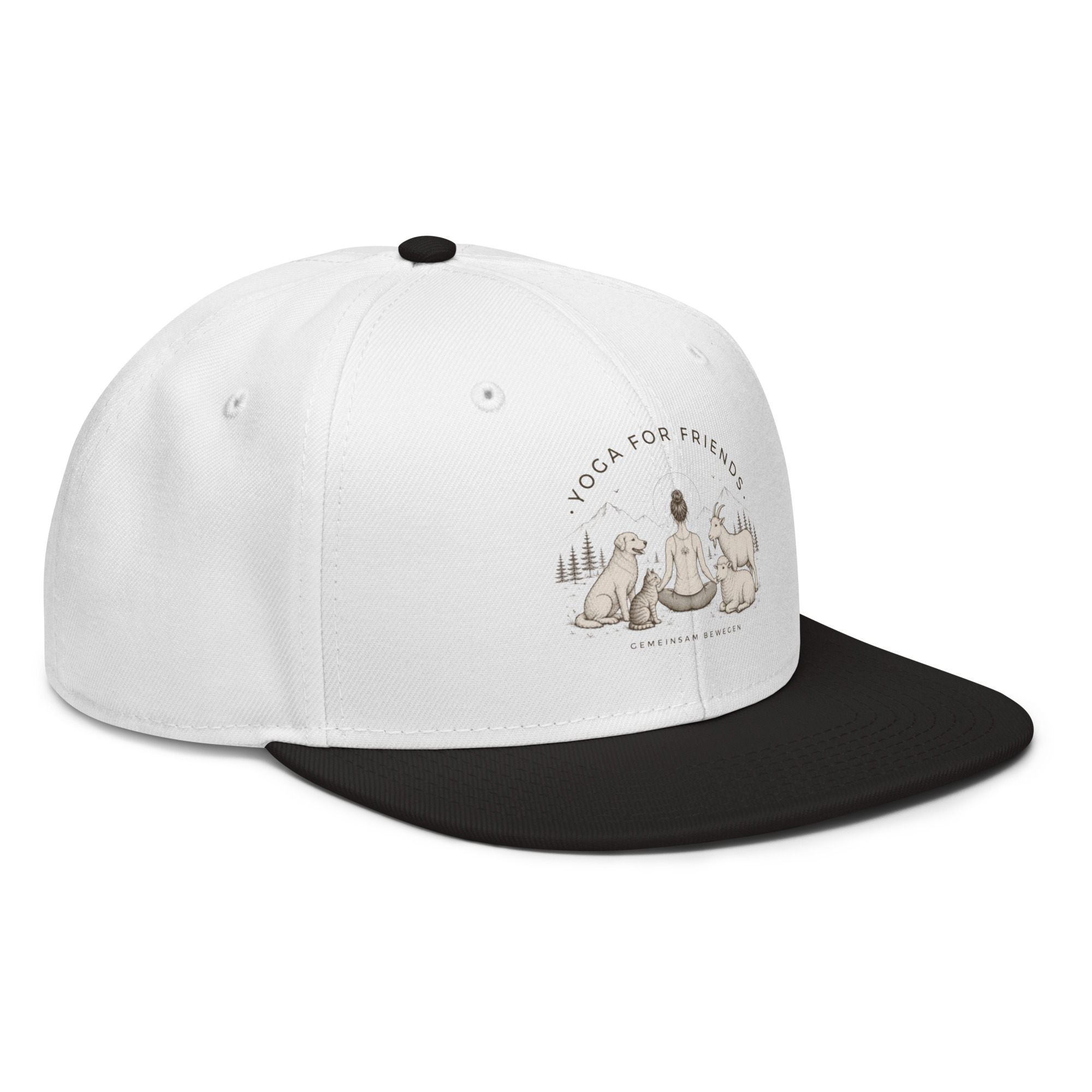 Yoga for Friends Snapback Cap – Trage Gutes. Bewege etwas. – Bild 19
