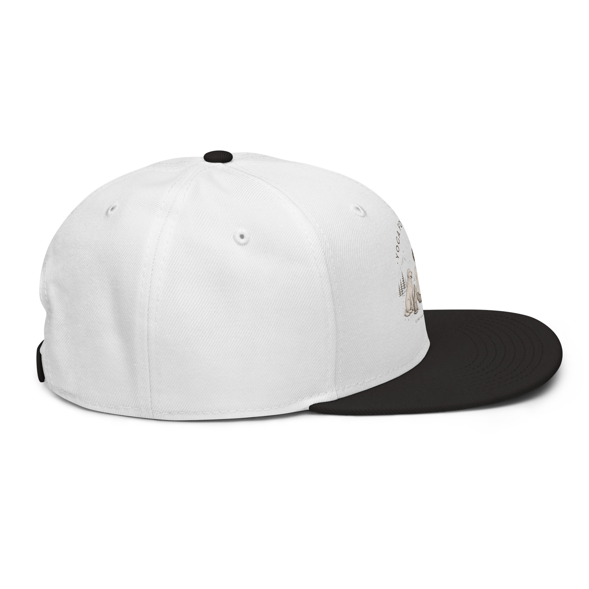 Yoga for Friends Snapback Cap – Trage Gutes. Bewege etwas. – Bild 15