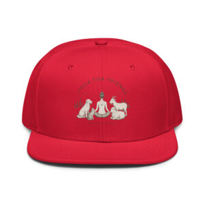 Yoga for Friends Snapback Cap – Trage Gutes. Bewege etwas.