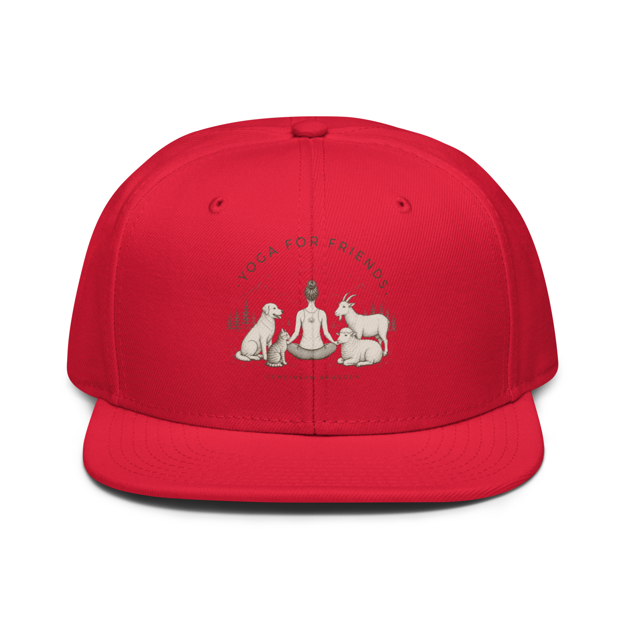 Yoga for Friends Snapback Cap – Trage Gutes. Bewege etwas.