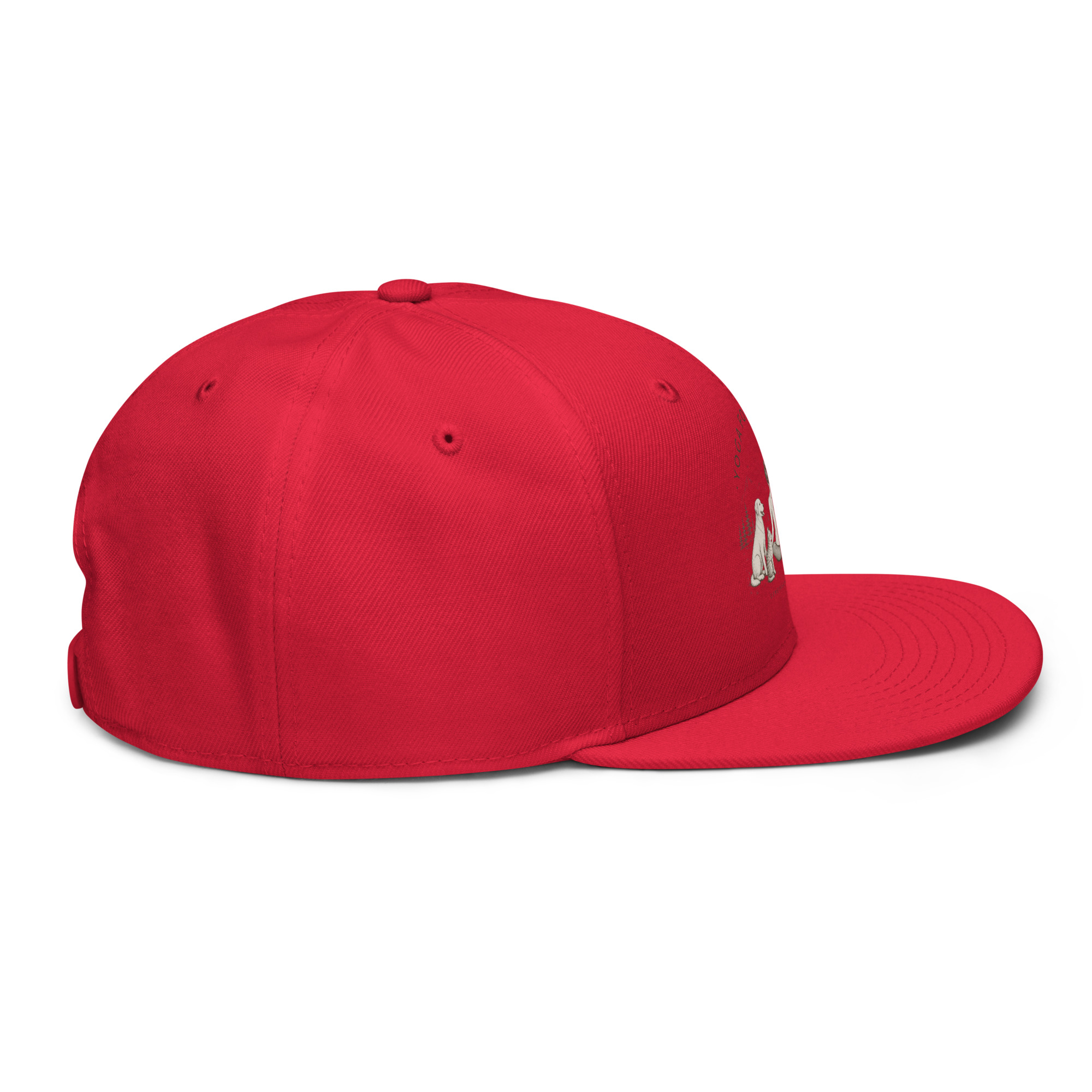 Yoga for Friends Snapback Cap – Trage Gutes. Bewege etwas. – Bild 13