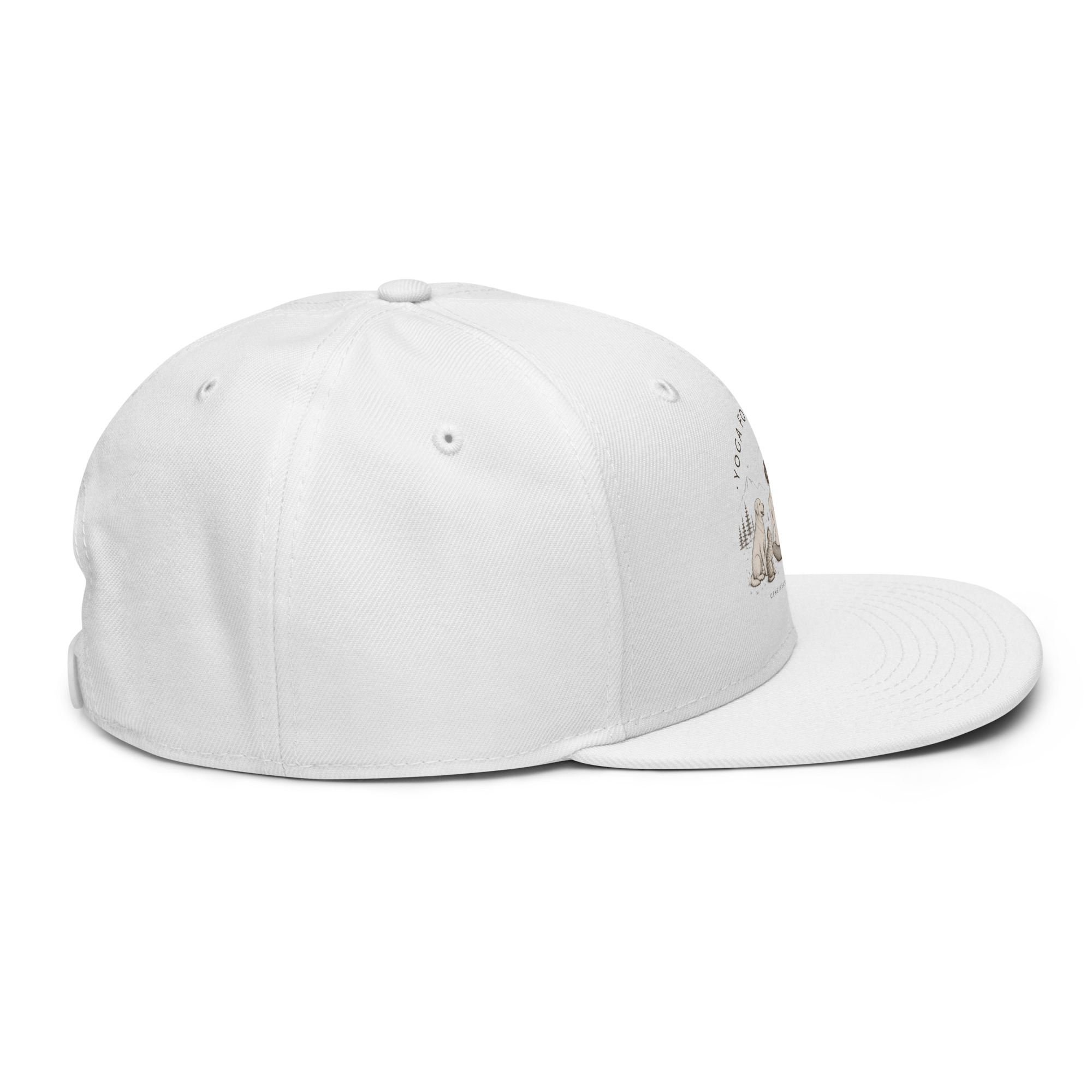 Yoga for Friends Snapback Cap – Trage Gutes. Bewege etwas. – Bild 16