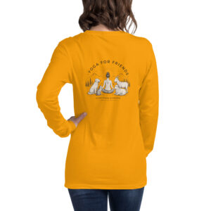 Yoga for Friends Langarmshirt – Trage Gutes. Bewege etwas.