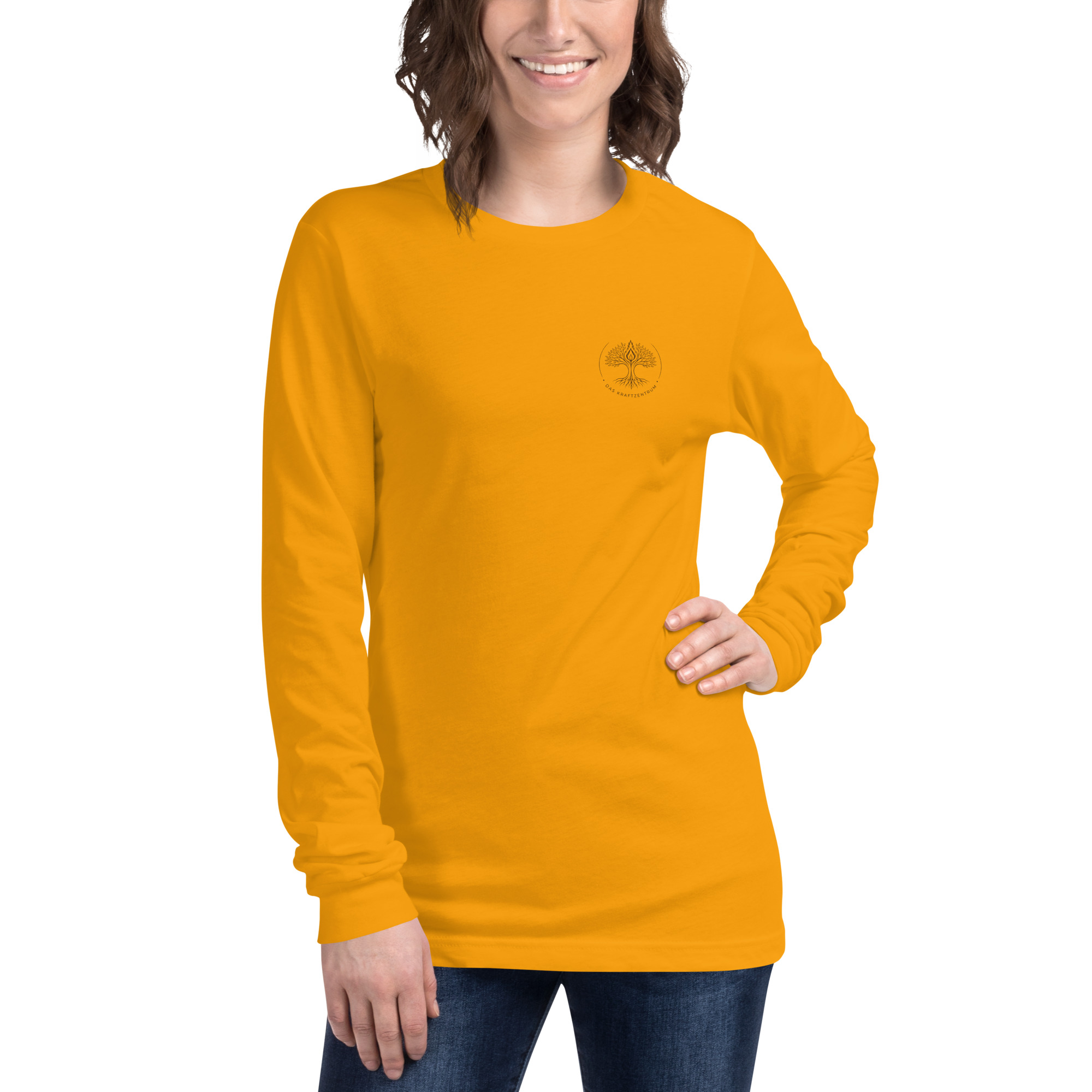 Yoga for Friends Langarmshirt – Trage Gutes. Bewege etwas. – Bild 6