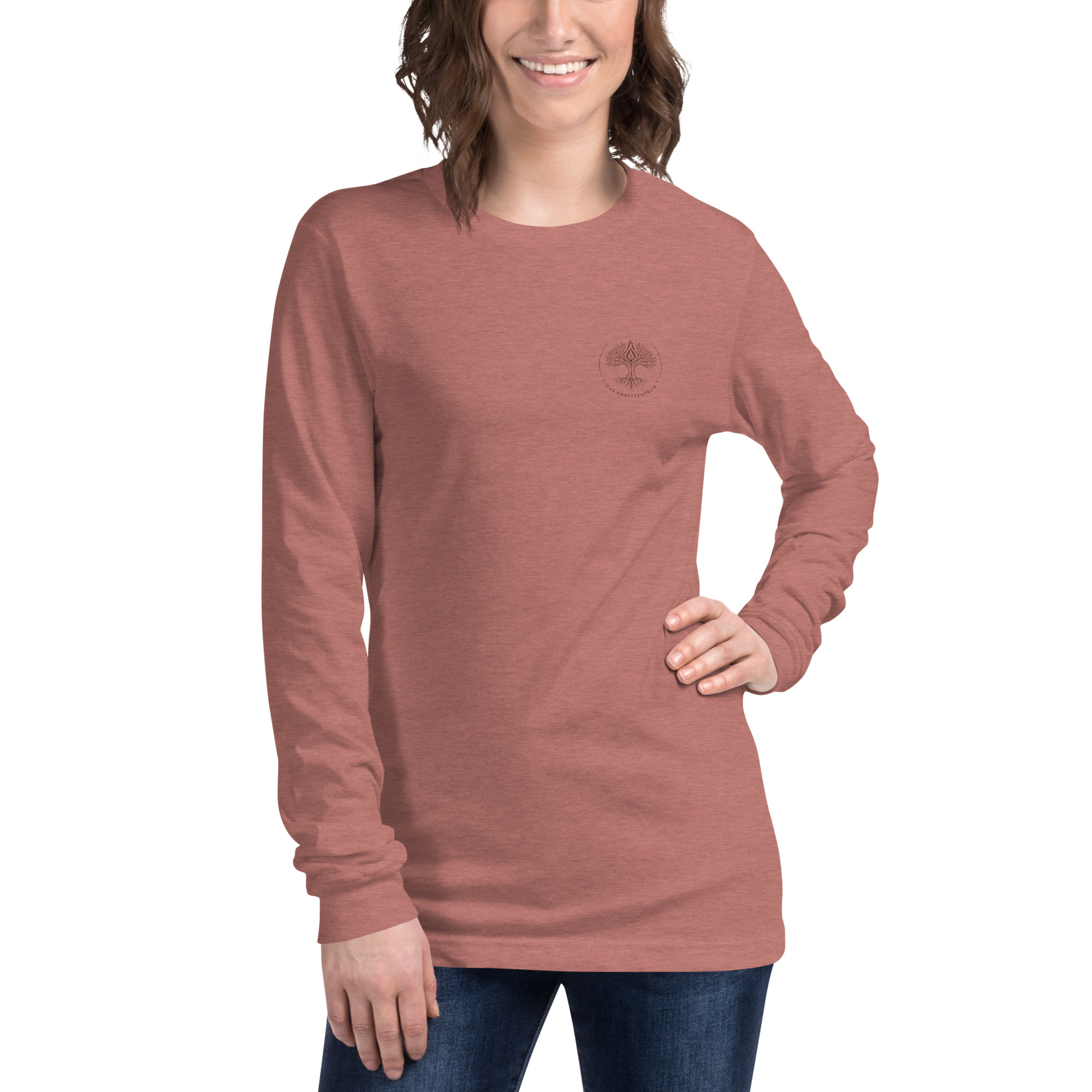 Yoga for Friends Langarmshirt – Trage Gutes. Bewege etwas. – Bild 4