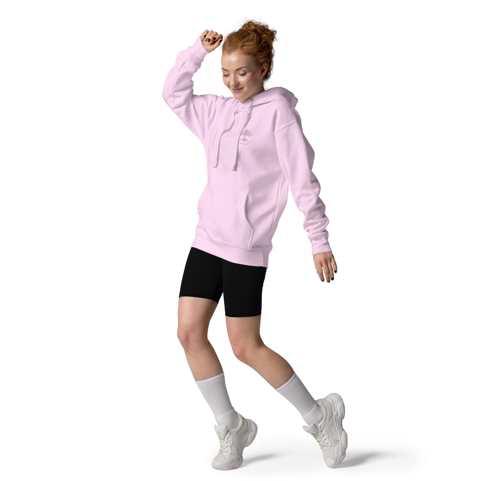 Yoga for Friends Hoodie – Trage Gutes. Bewege etwas. – Bild 7