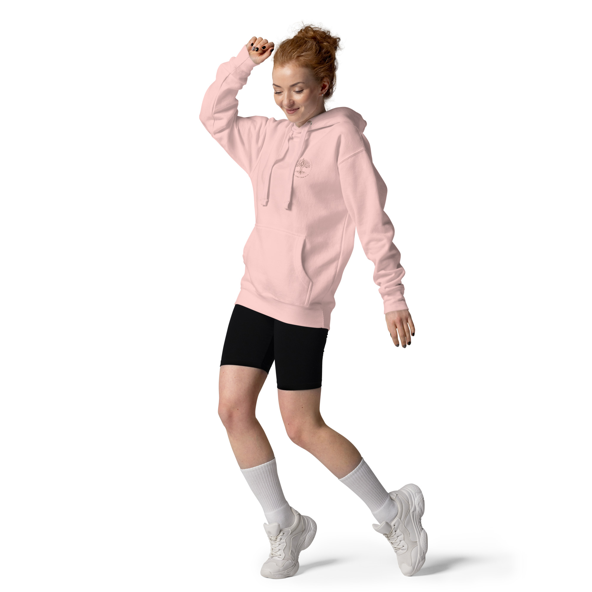 Yoga for Friends Hoodie – Trage Gutes. Bewege etwas. – Bild 5