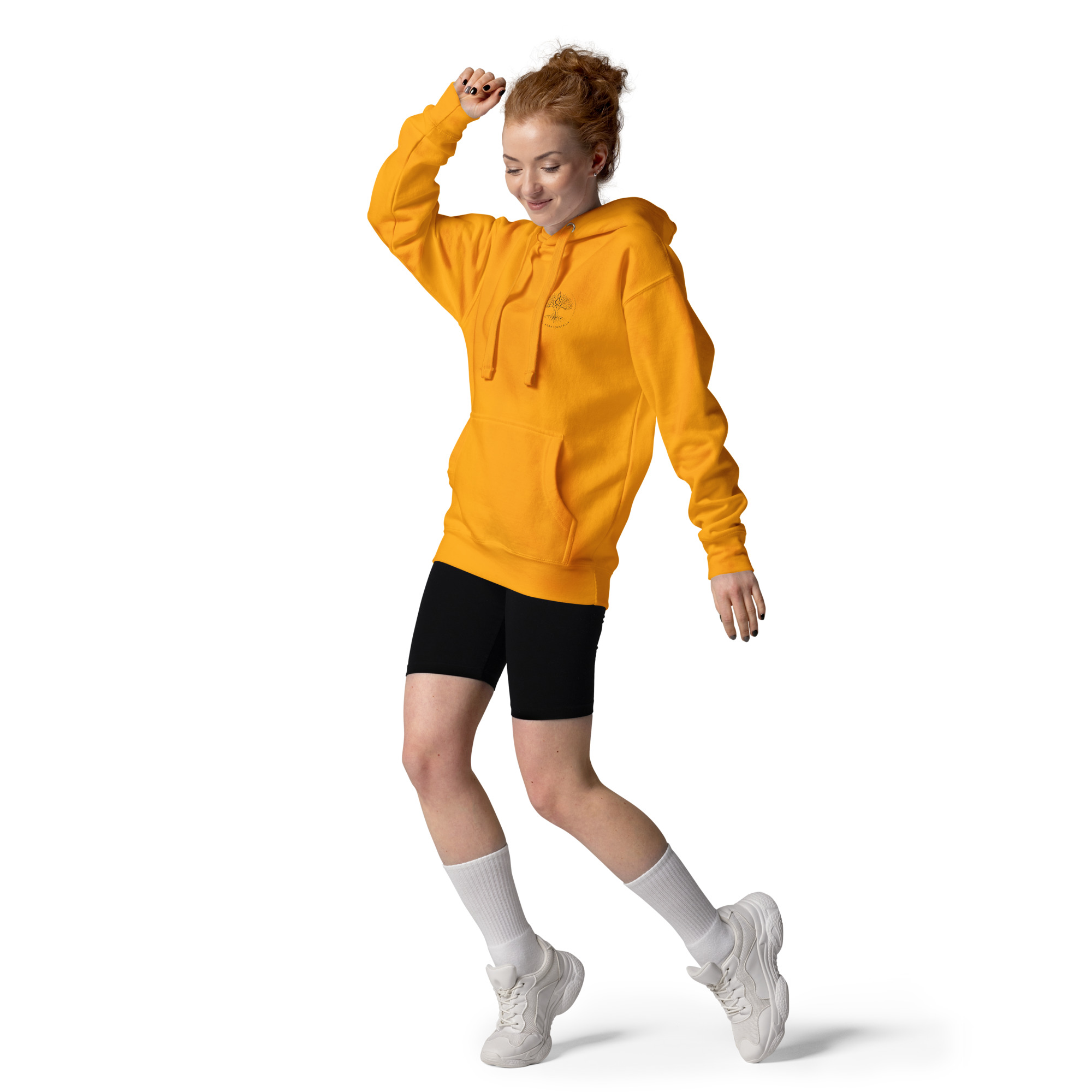 Yoga for Friends Hoodie – Trage Gutes. Bewege etwas. – Bild 3