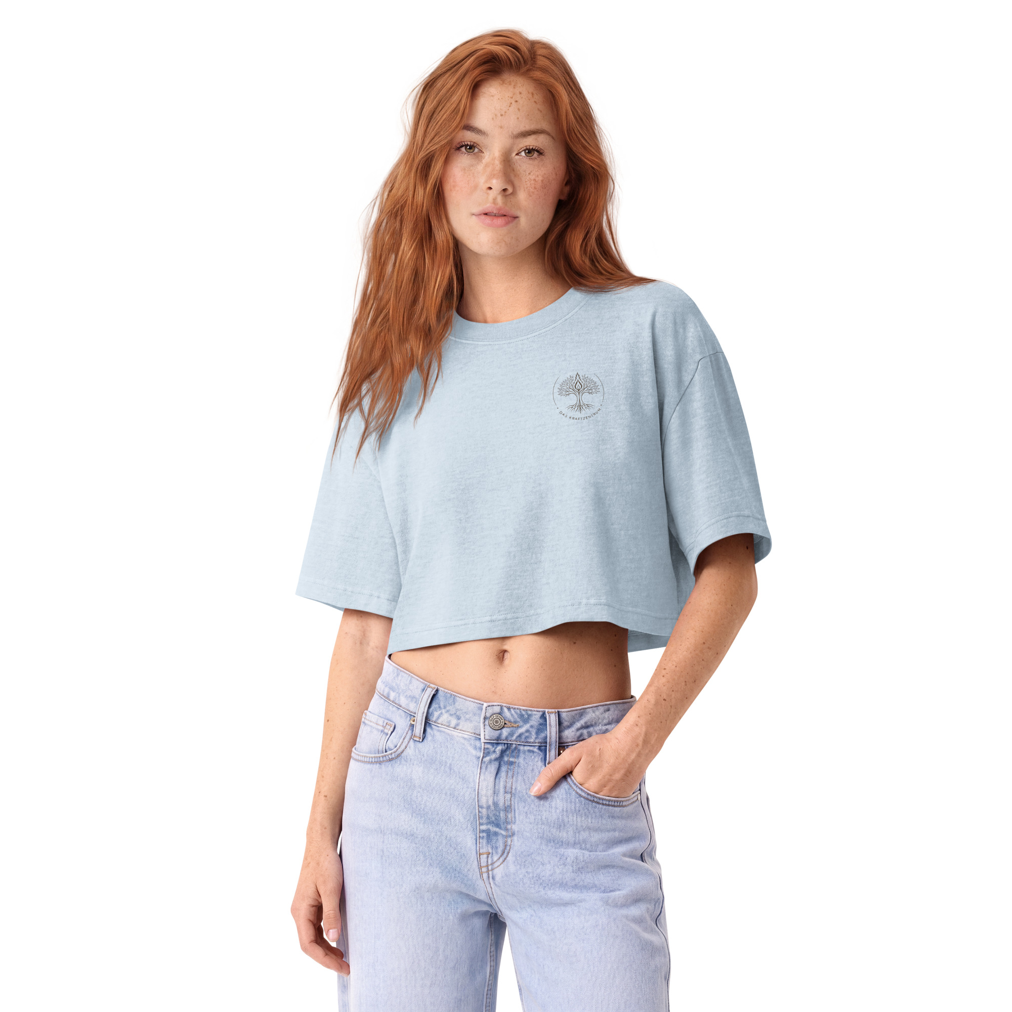 Yoga for Friends Crop Shirt – Trage Gutes. Bewege etwas. – Bild 2