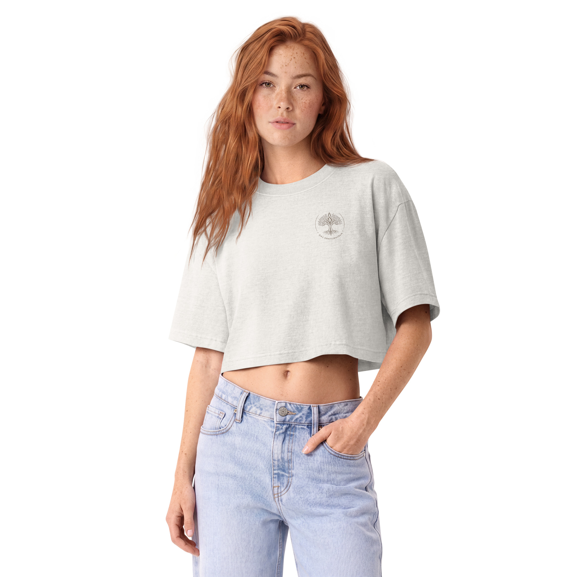 Yoga for Friends Crop Shirt – Trage Gutes. Bewege etwas. – Bild 4