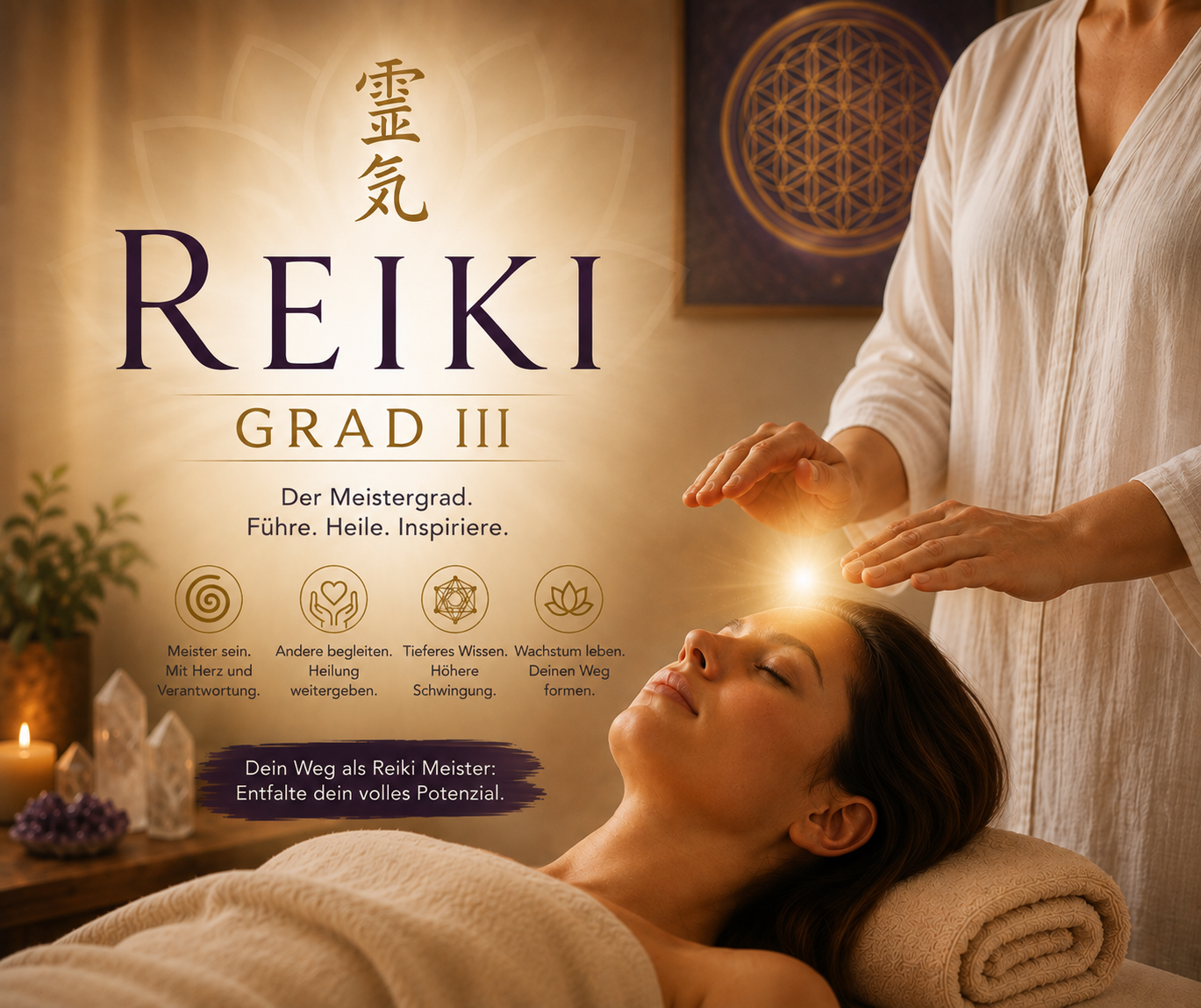 Reiki Ausbildung – Meister Grad 3